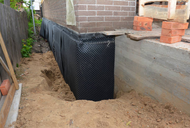 SJ Waterproofing Pros technician performing targeted Crawl Space Encapsulation assessment in Blanchard, MI